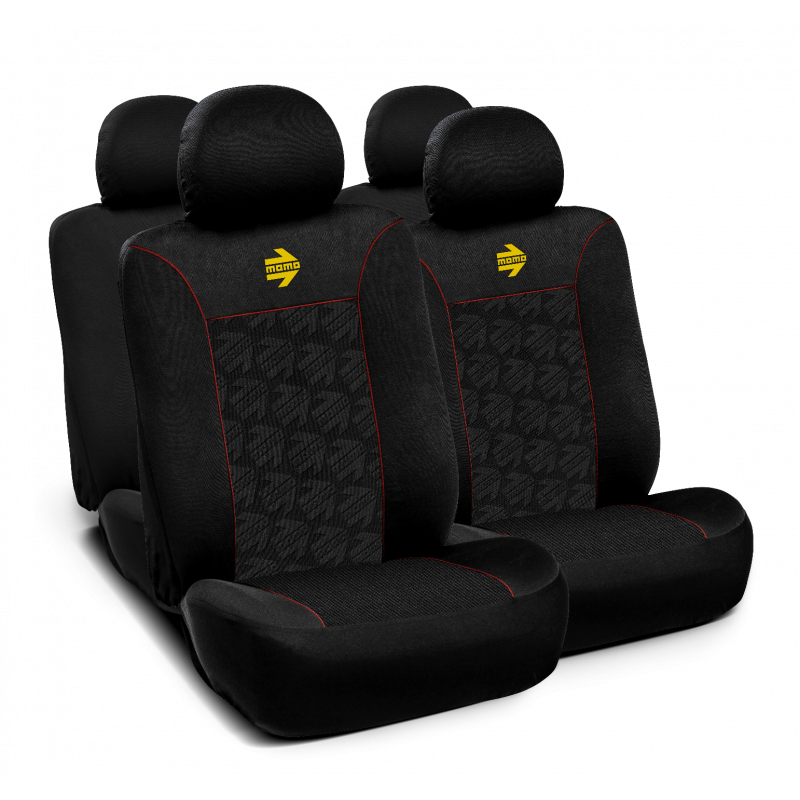 Black and yellow car seat cheap covers